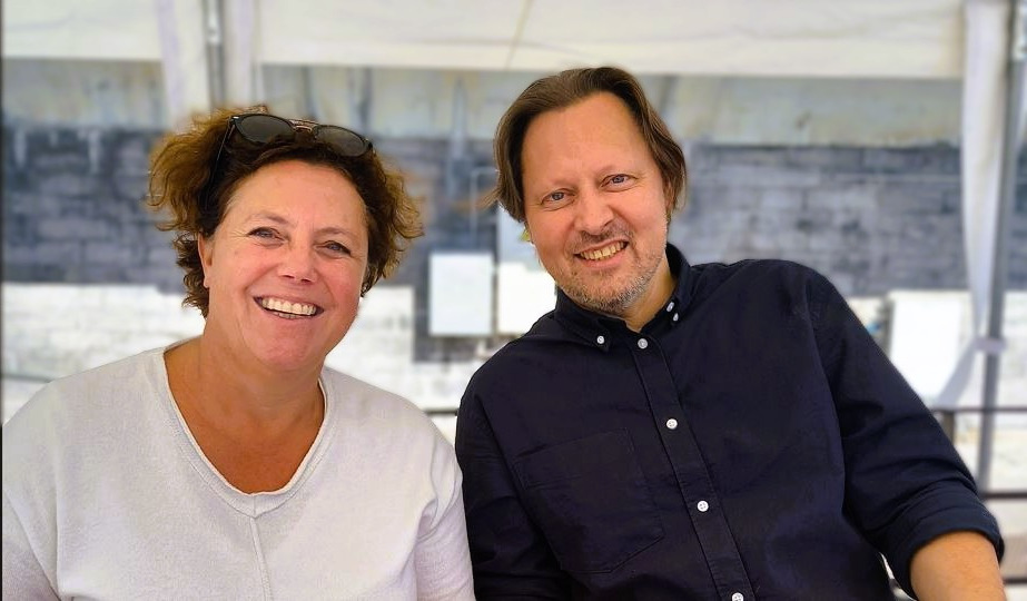 Véronique Cartuyvels et Xavier Van Dieren, souriants côte à côte